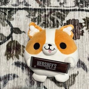 Corgi Plush Toy - Orange and White